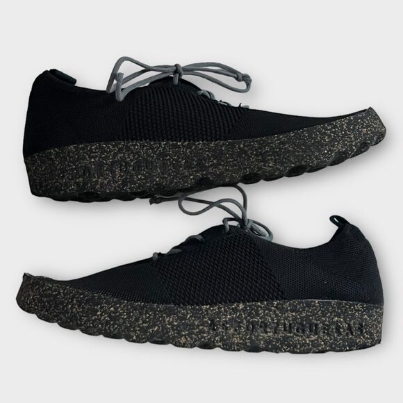 Asportuguesas Unisex Code Black Lace-Up Low Top Trainer Sneaker Size EU 40 - Picture 1 of 16
